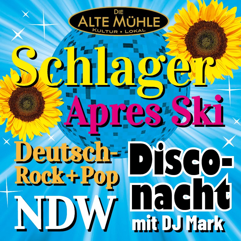 Disconacht - Schlager, Apres Ski, Deutsch-Rock+Pop & NDW