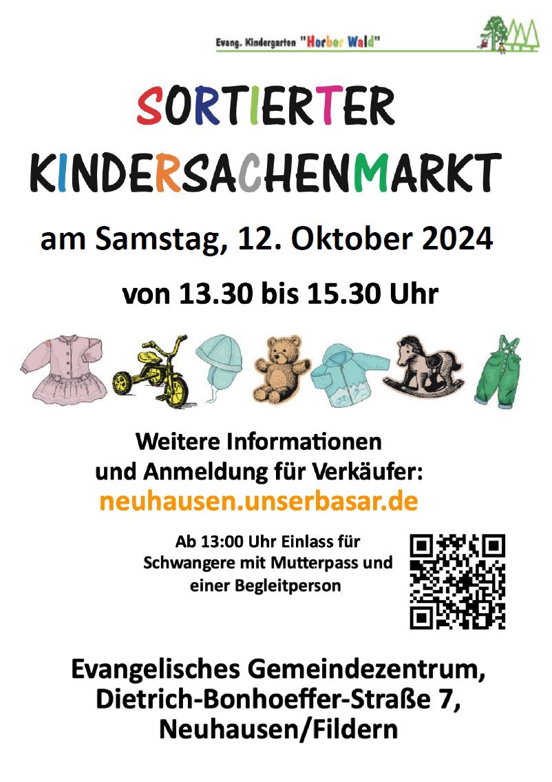 SORTIERTER KINDERSACHENMARKT