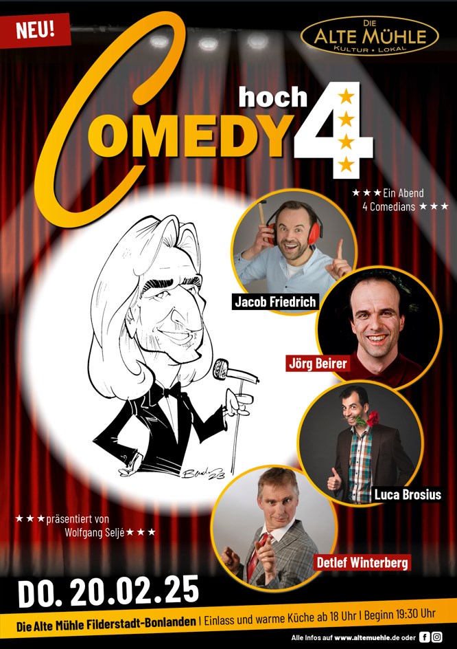 Comedy hoch4: Ein Abend - vier Comedians