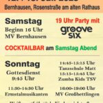 MVB-Hocketse in der Rosenstraße Bernhausen