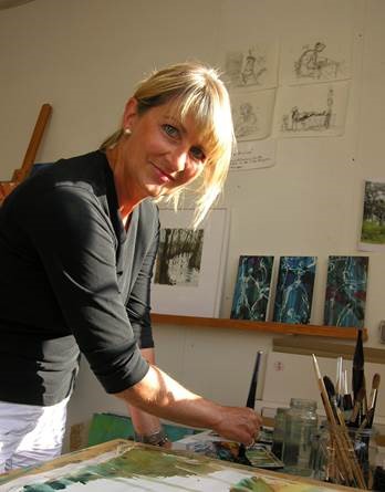 Live vor Ort - unsere Künstler*innen in echt: Sabine Schäfer-Gold "Ein Leben mit und für die Kunst"