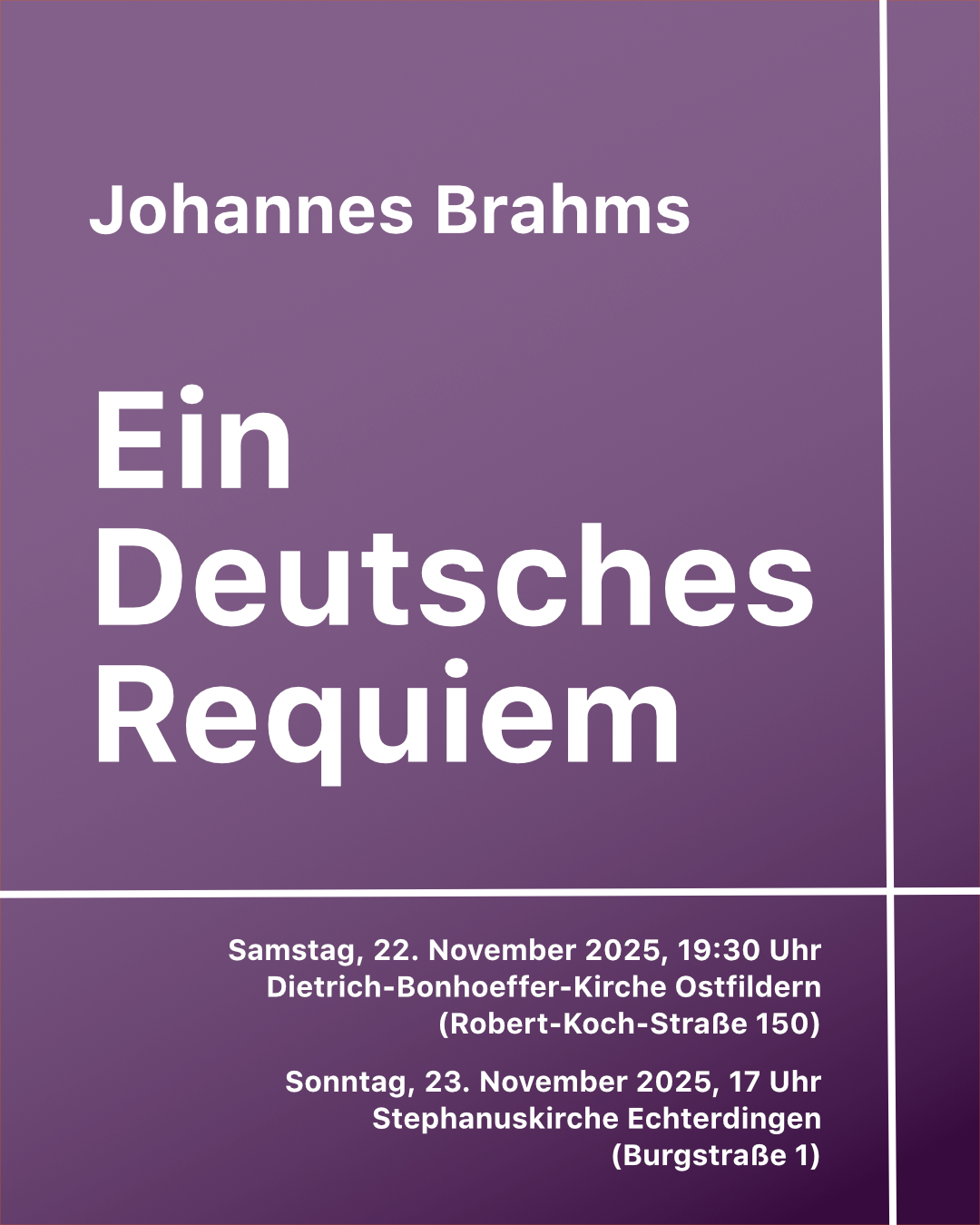 Brahms-Requiem - Trostmusik für die Lebenden