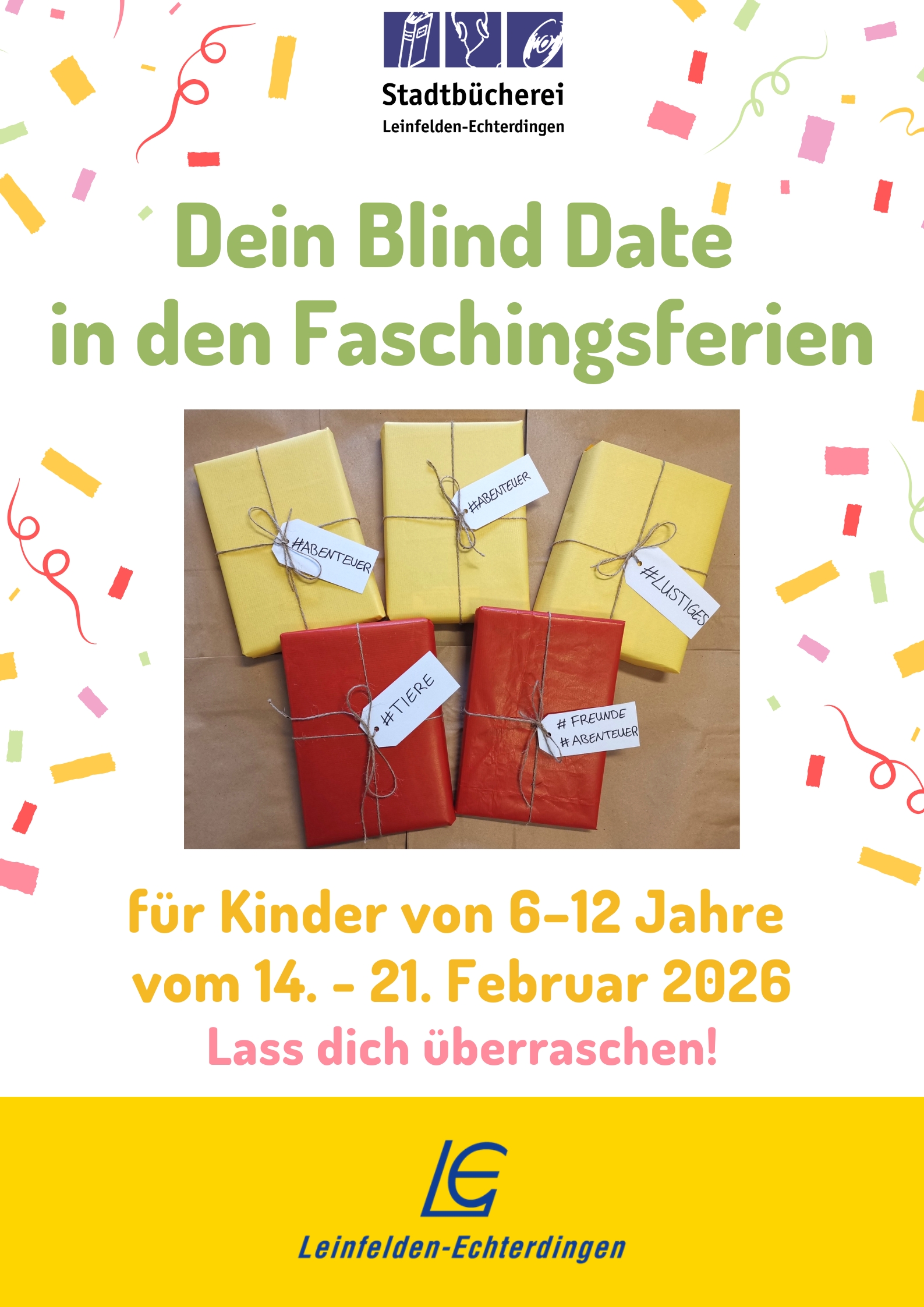 Aktion „Blind Date“ in den Faschingsferien