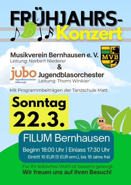 Frühjahrskonzert Musikverein Bernhausen