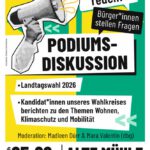 Podiumsdiskussion - in der Alten Mühle