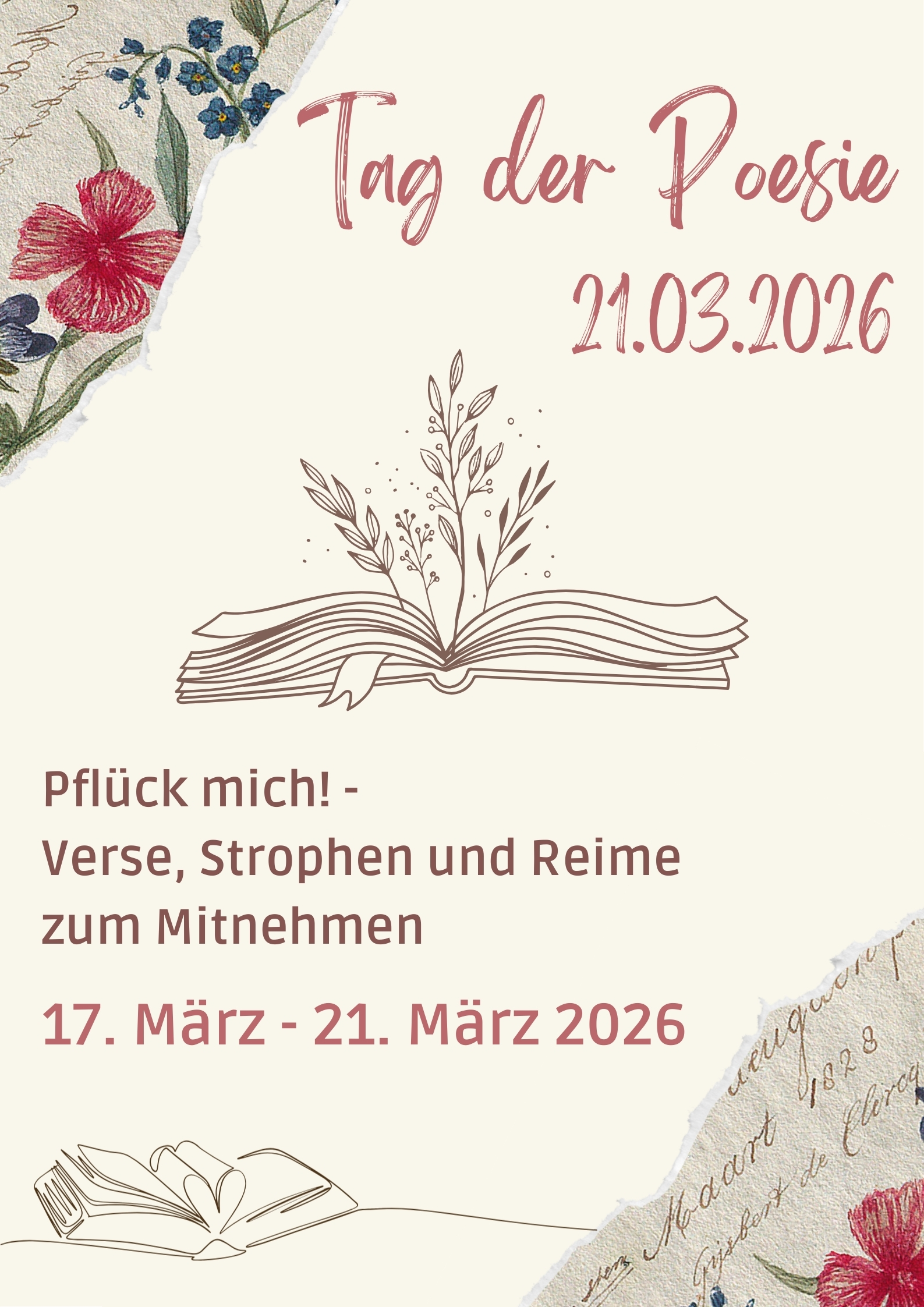 Pflück mich – Verse, Strophen und Reime zum Mitnehmen