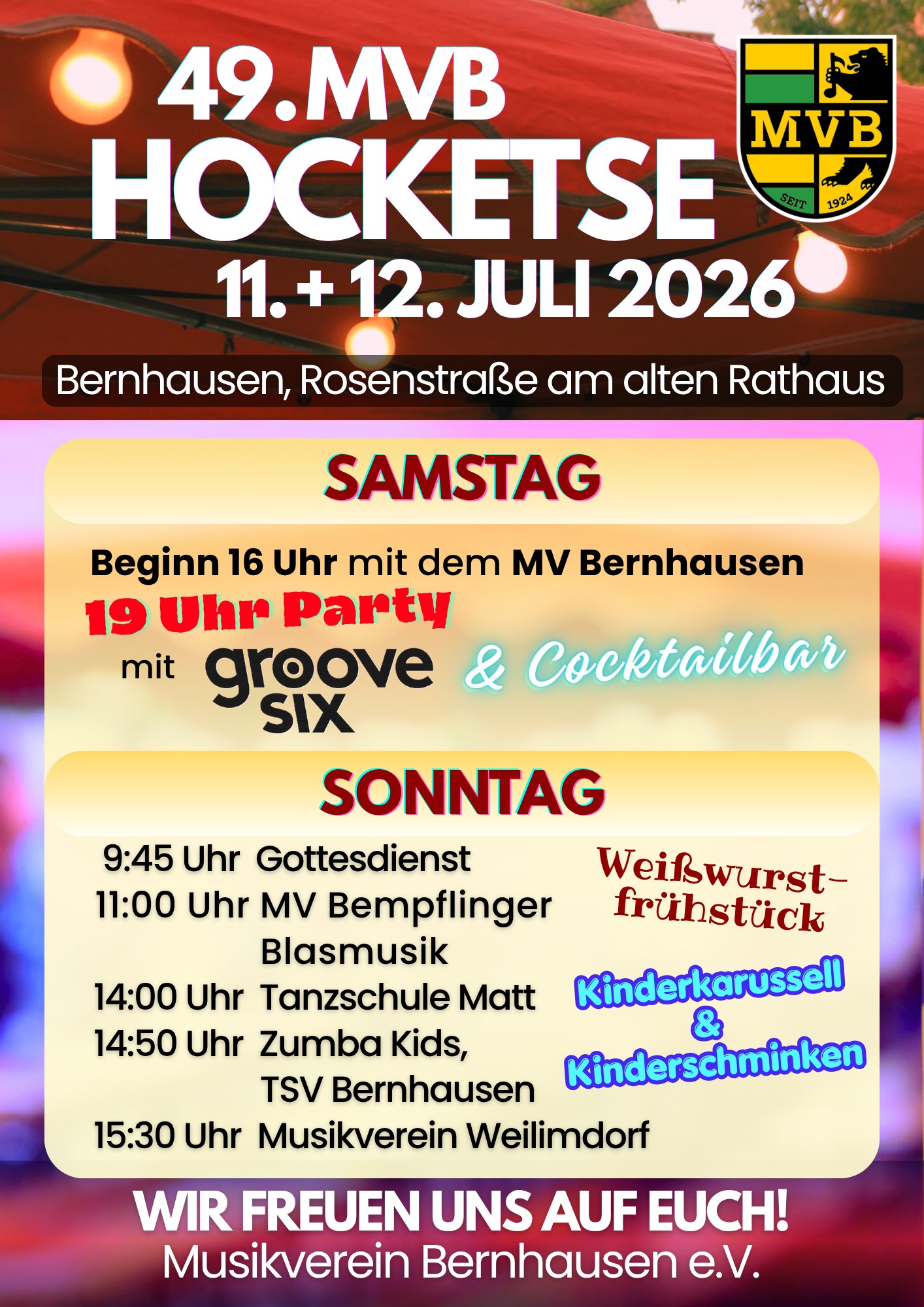 49. MVB-Hocketse in der Rosenstraße (beim Alten Rathaus)